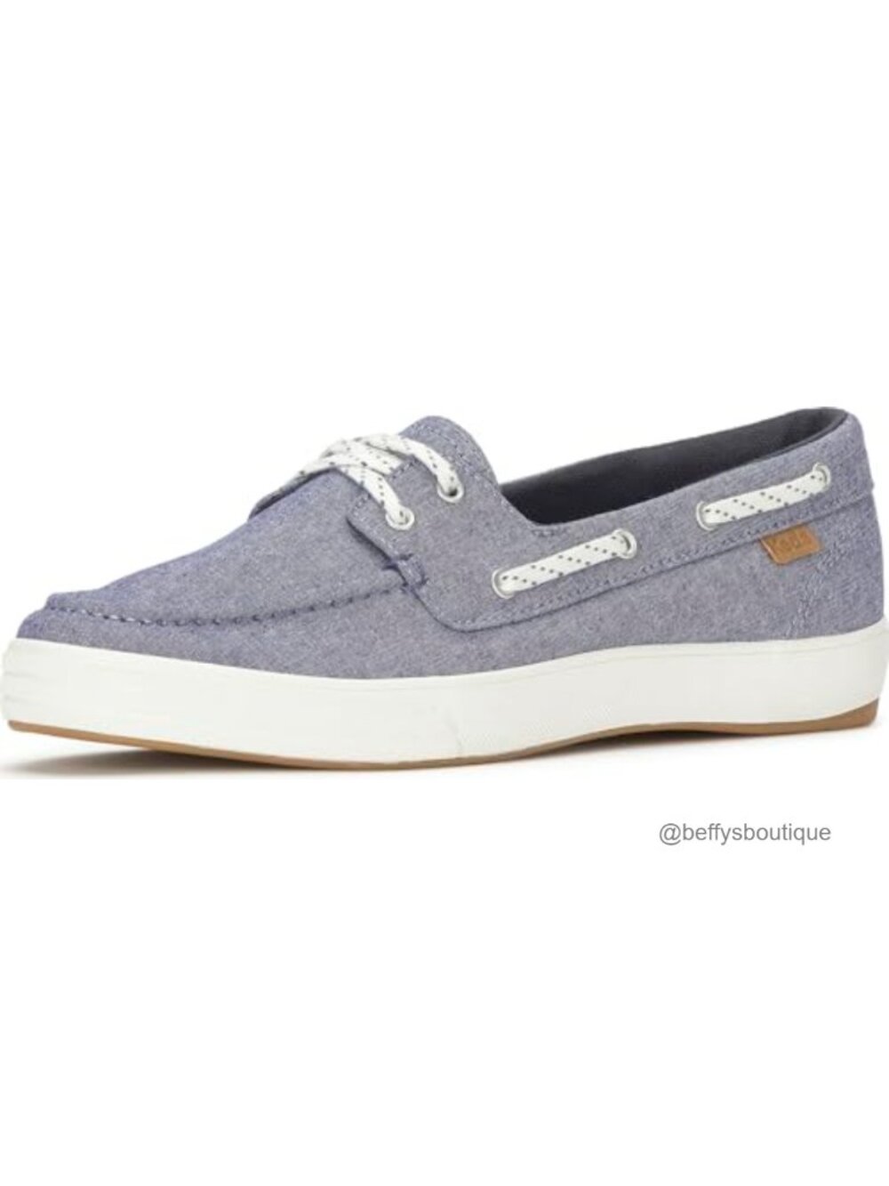 Keds Center III Boat Shoe Twill Upper Lace-Up Sneaker Casual